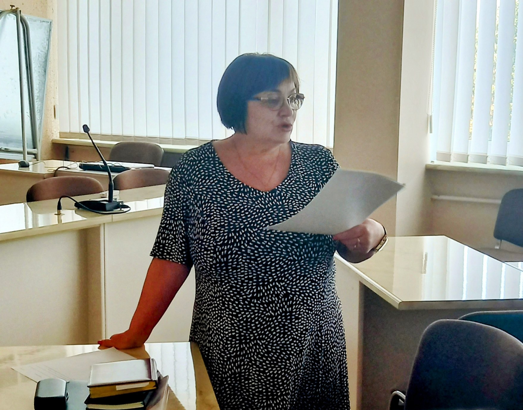 Надія Дробик веде засідання науково-методичної ради